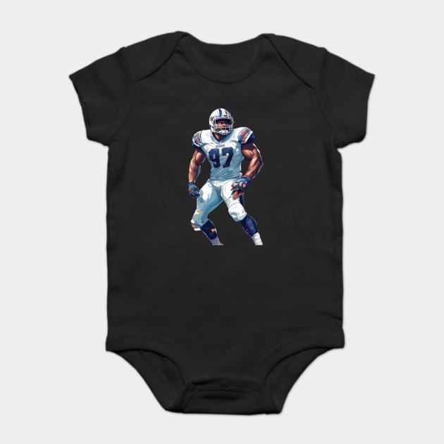 Blitz American Football Baby Bodysuit by animegirlnft